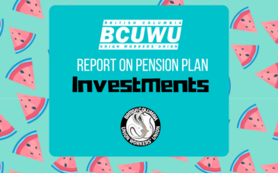 Report on Pension Plan Investments